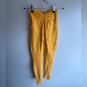 Bombshell brand yellow high waisted leggings